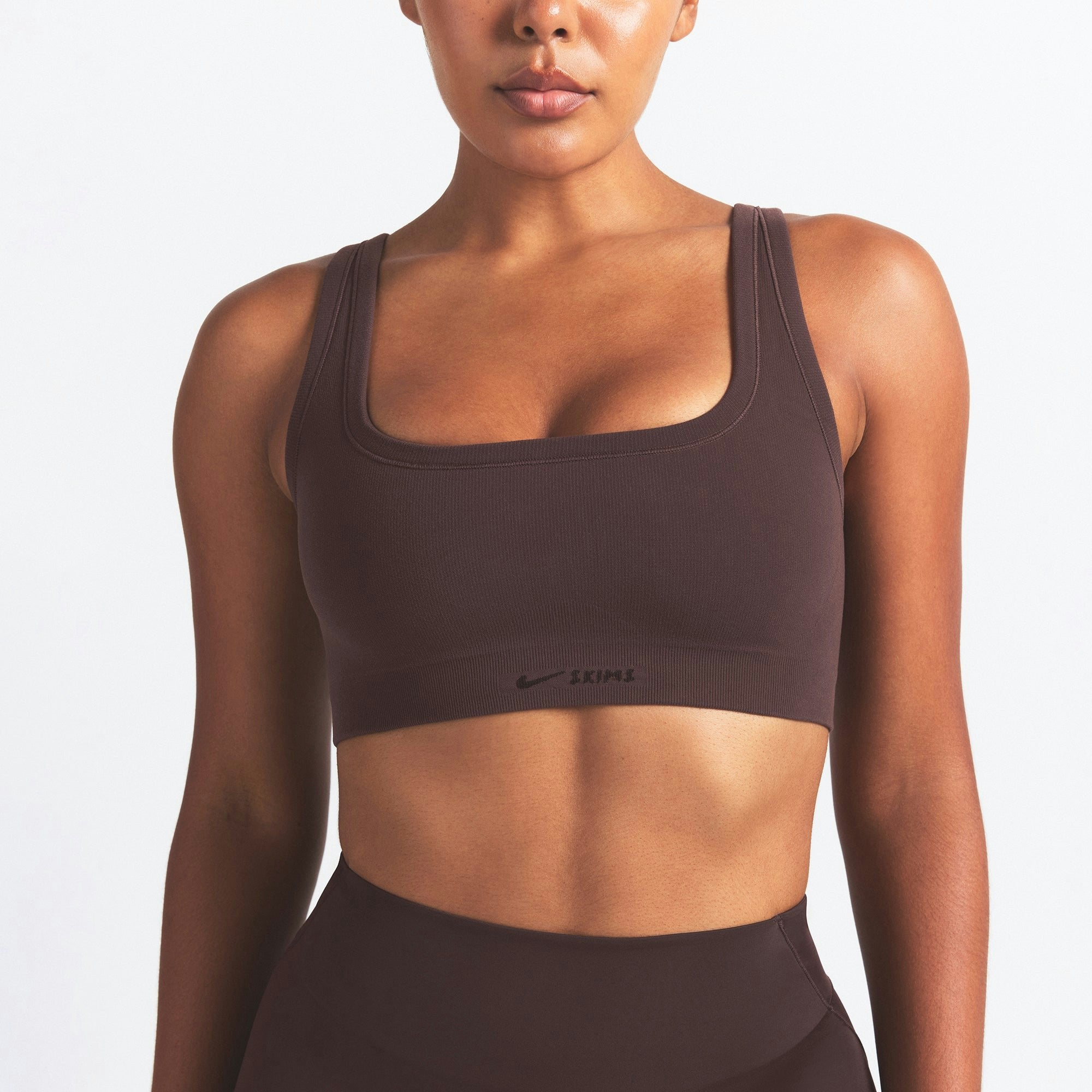 Skims Nikeskims Vintage Seamless Scoop Neck Bra Phoenix