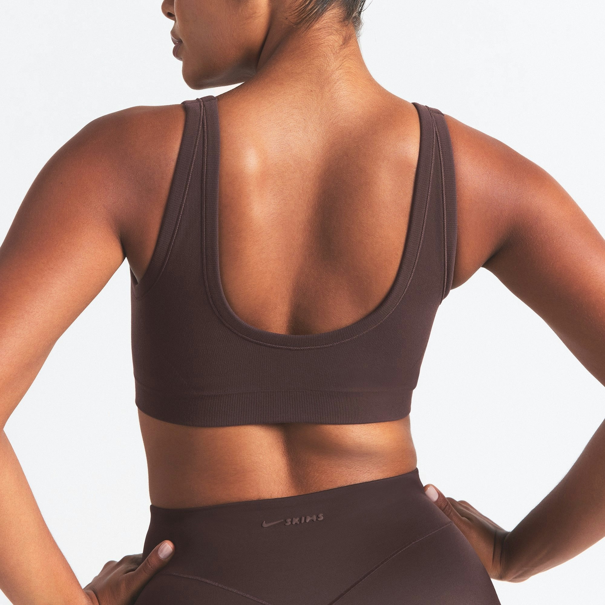 Skims Nikeskims Vintage Seamless Scoop Neck Bra Phoenix