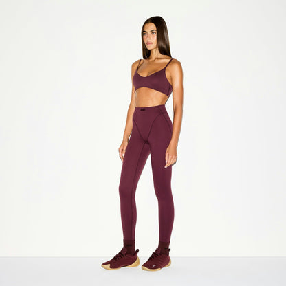 Skims Nikeskims Matte Micro Scoop Bra Currant
