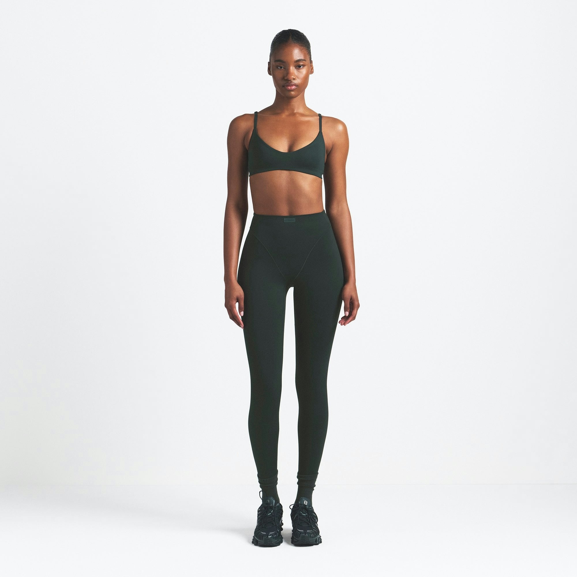 Skims Nikeskims Matte Micro Scoop Bra Dark Teal