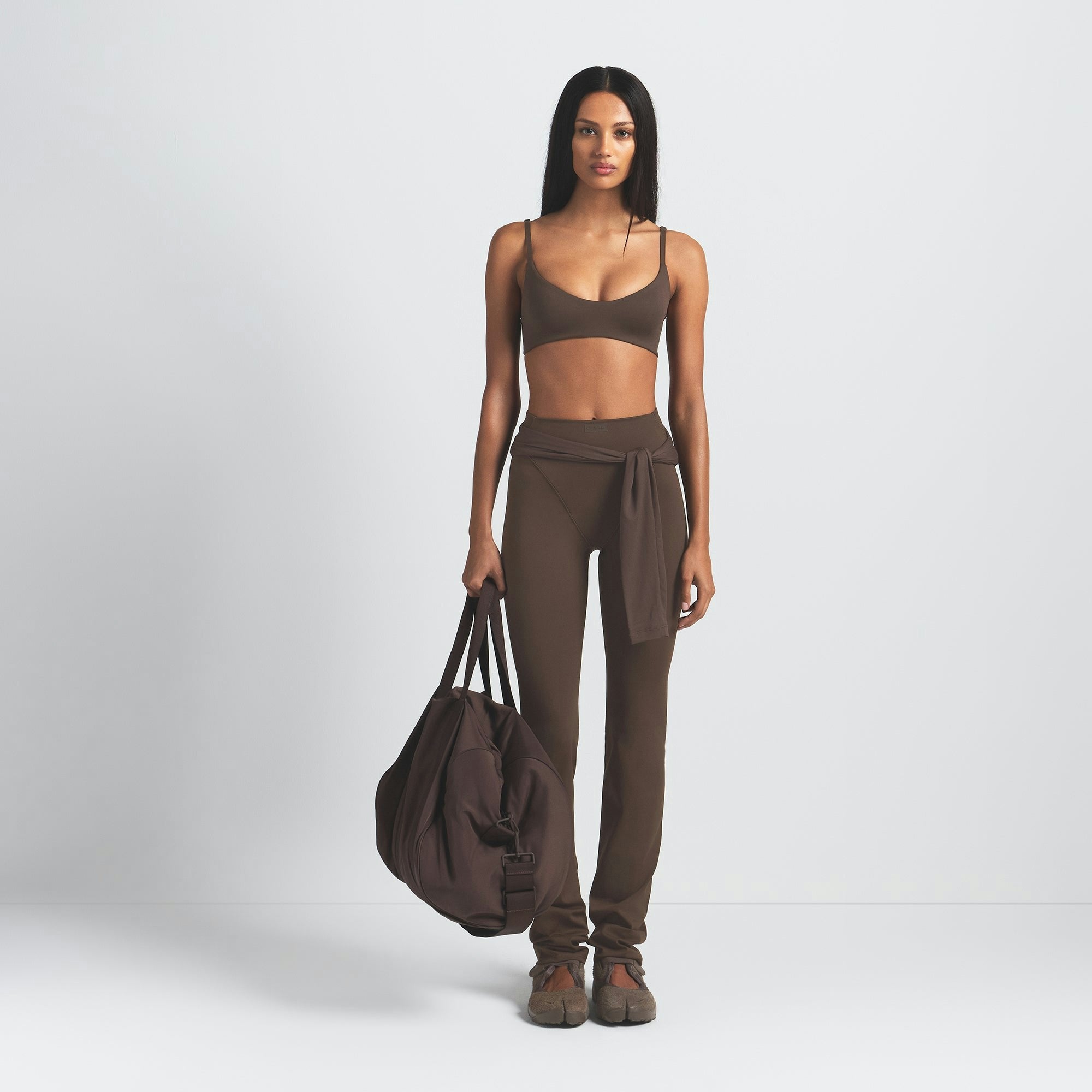Skims Nikeskims Matte Micro Scoop Bra Dark Sepia