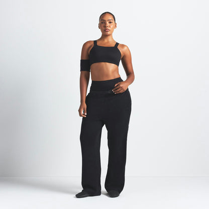 Skims Nikeskims Matte Wide Strap Bra Obsidian