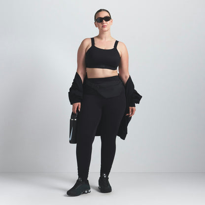 Skims Nikeskims Matte Wide Strap Bra Obsidian
