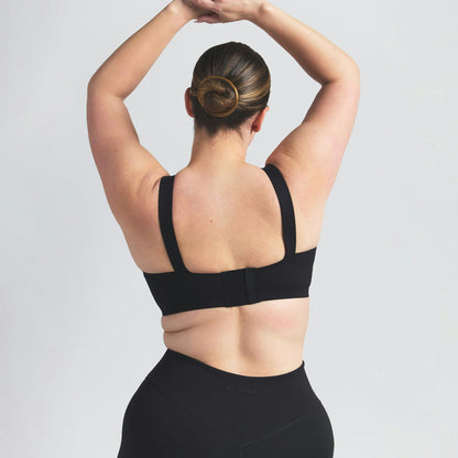 Skims Nikeskims Matte Wide Strap Bra Obsidian