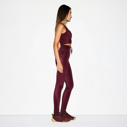 Skims Nikeskims Shine Scoop Neck Bra Top Currant