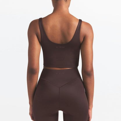 Skims Nikeskims Shine Scoop Neck Bra Top Phoenix