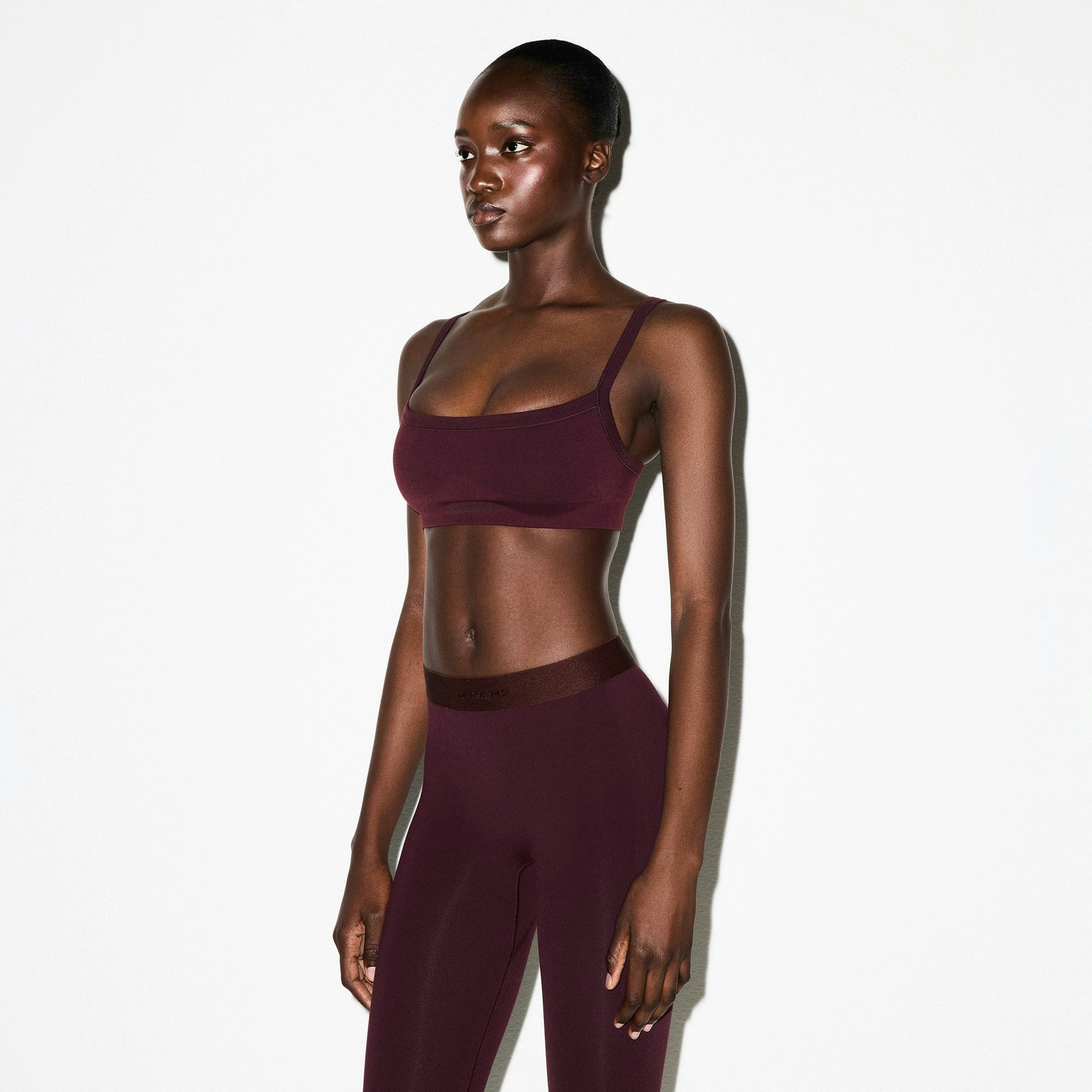 Skims Nikeskims Vintage Seamless Cami Bra Currant