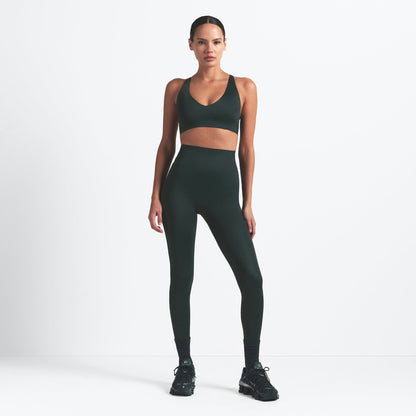 Skims Nikeskims Shine V-Neck Bra Dark Teal