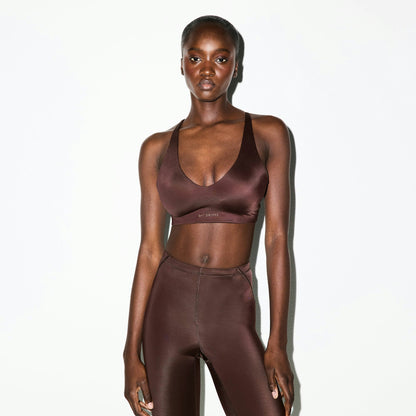 Skims Nikeskims Shine V-Neck Bra Phoenix