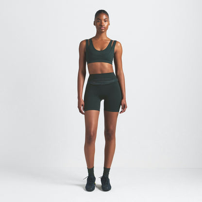 Skims Nikeskims Matte Double Strap Scoop Bra Dark Teal