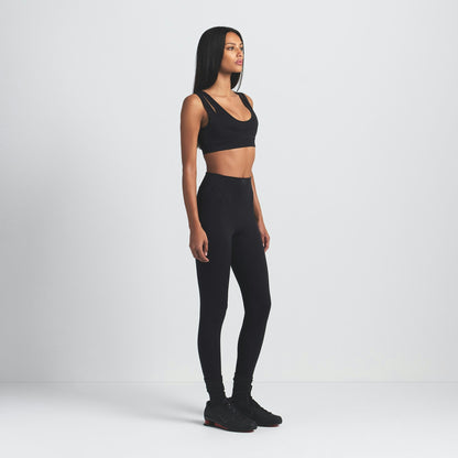 Skims Nikeskims Matte Double Strap Scoop Bra Obsidian