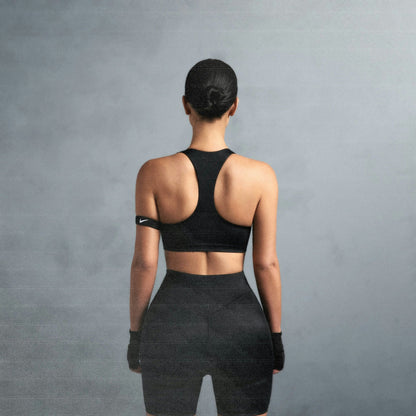 Skims Nikeskims Shine Racer Back Bra Obsidian
