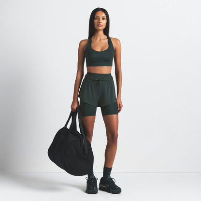Skims Nikeskims Shine Racer Back Bra Dark Teal