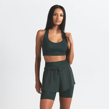 Skims Nikeskims Shine Racer Back Bra Dark Teal