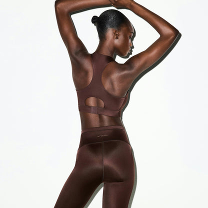 Skims Nikeskims Shine High Neck Bra Phoenix