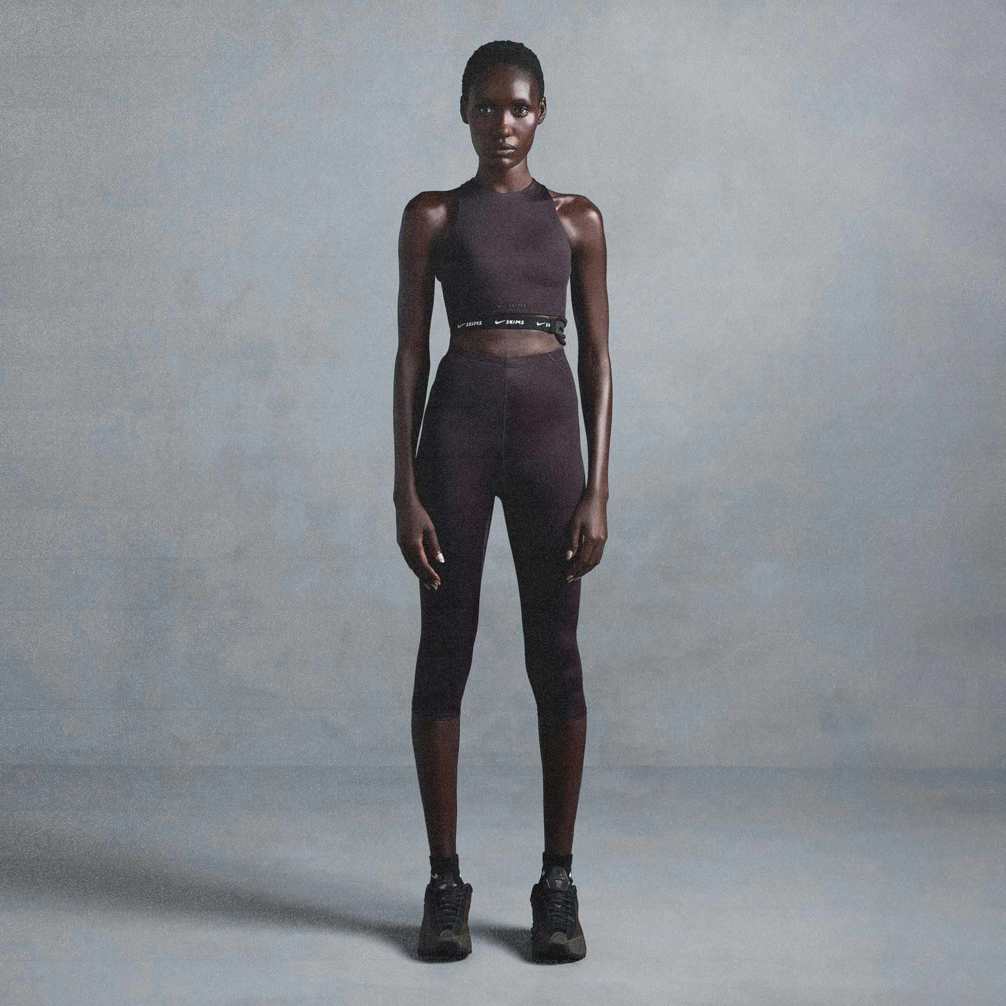 Skims Nikeskims Shine High Neck Bra Phoenix