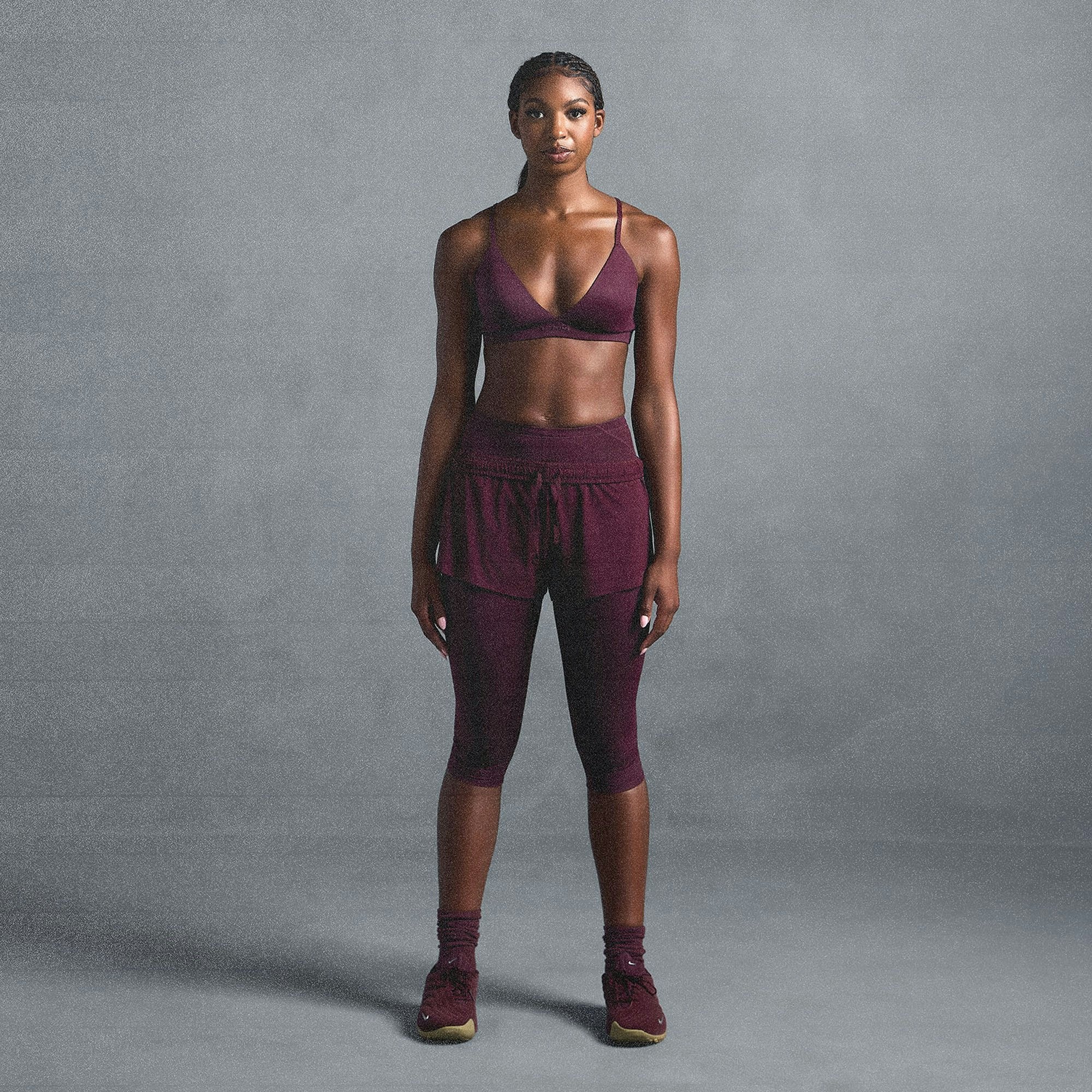 Skims Nikeskims Shine Triangle Bra Currant