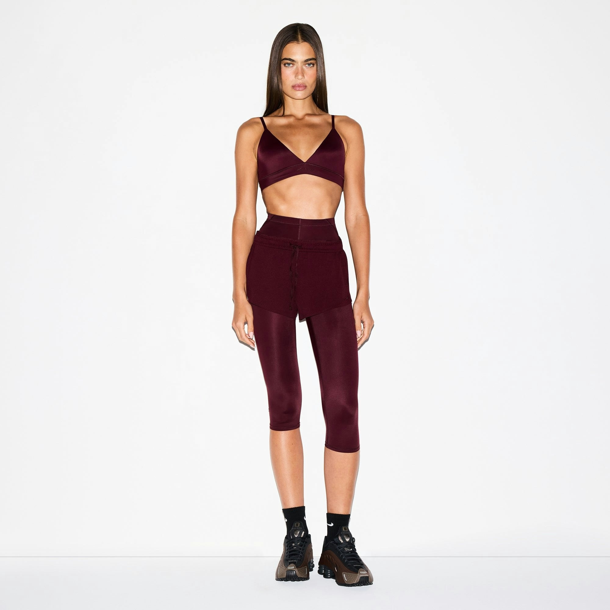 Skims Nikeskims Shine Triangle Bra Currant