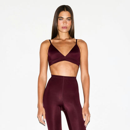 Skims Nikeskims Shine Triangle Bra Currant