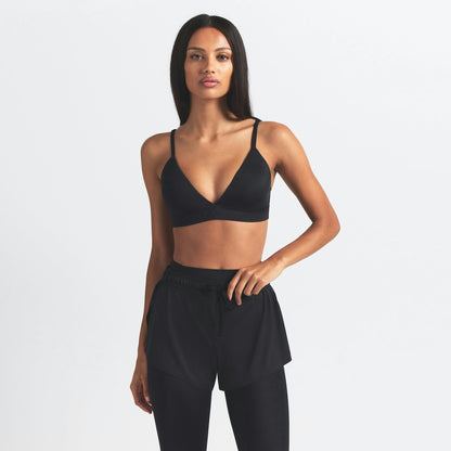 Skims Nikeskims Shine Triangle Bra Obsidian