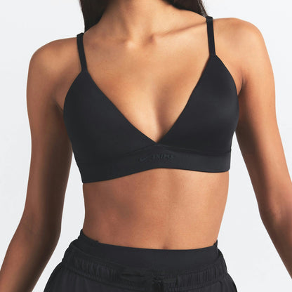 Skims Nikeskims Shine Triangle Bra Obsidian