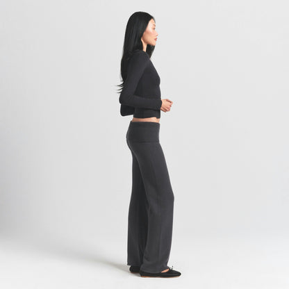 Skims Sweater Knits Foldover Pant Ash