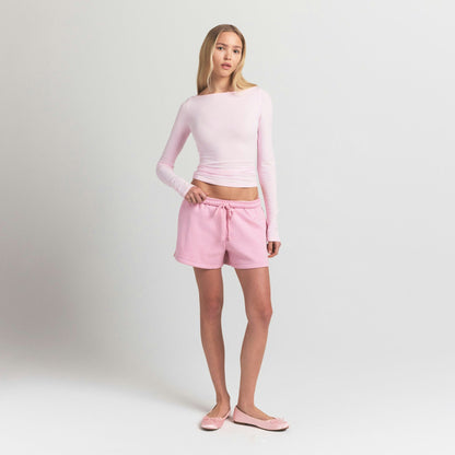 Skims Cotton Fleece Classic Short Halite