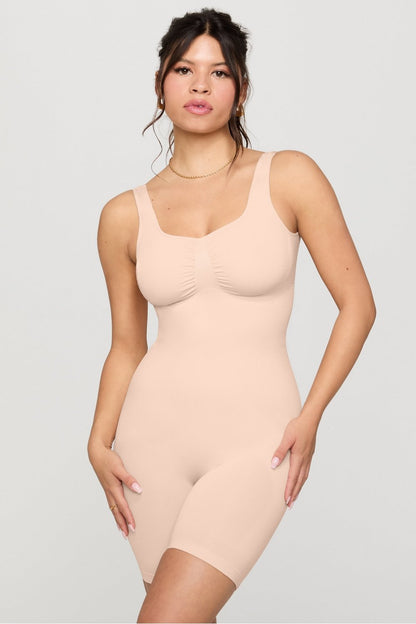 Fabletics Nearly Naked Shapewear Mid Thigh Bodysuit
