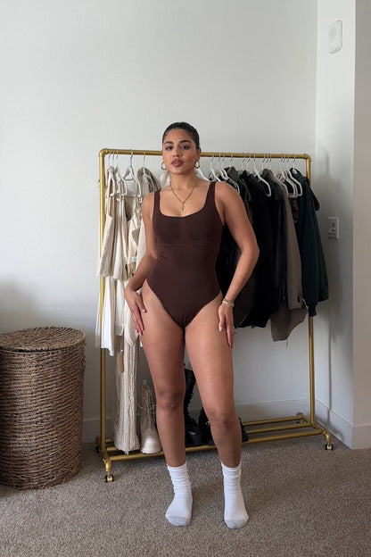 Fabletics Nearly Naked Shapewear Thong Bodysuit
