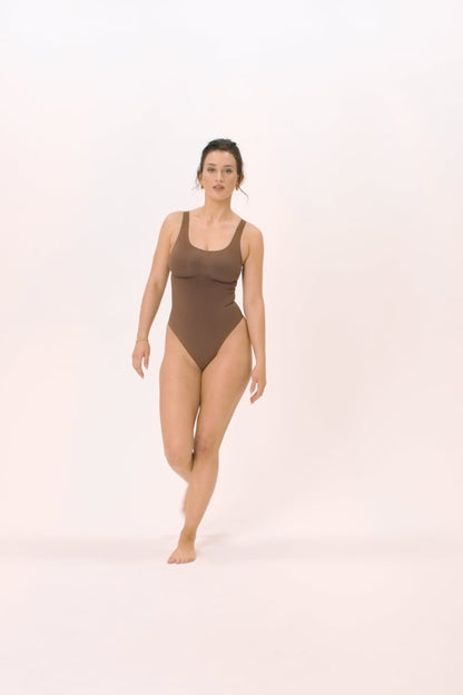 Fabletics Nearly Naked Shapewear Thong Bodysuit