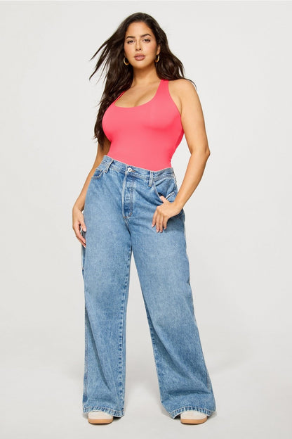 Fabletics Stretchy Fit Racerback Thong Bodysuit