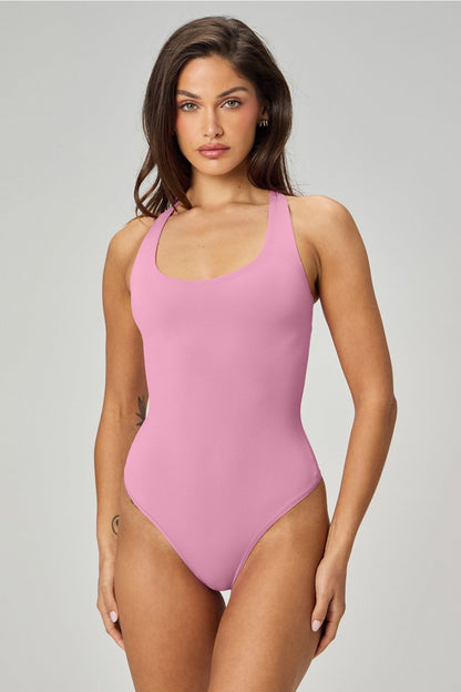 Fabletics Stretchy Fit Racerback Thong Bodysuit