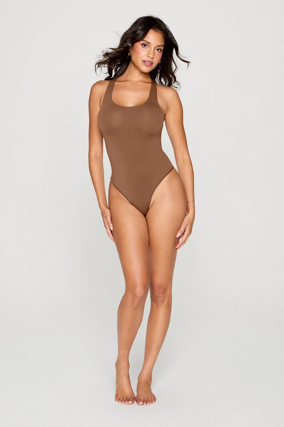 Fabletics Stretchy Fit Racerback Thong Bodysuit