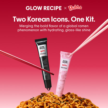 Glow Recipe x Buldak Glass Balm Lip Duo