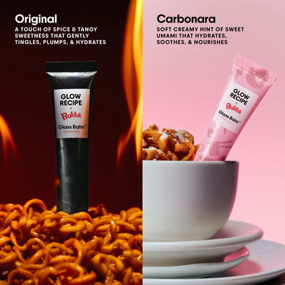Glow Recipe x Buldak Glass Balm Lip Duo