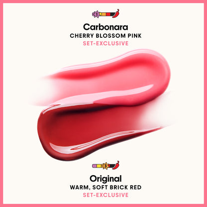 Glow Recipe x Buldak Glass Balm Lip Duo