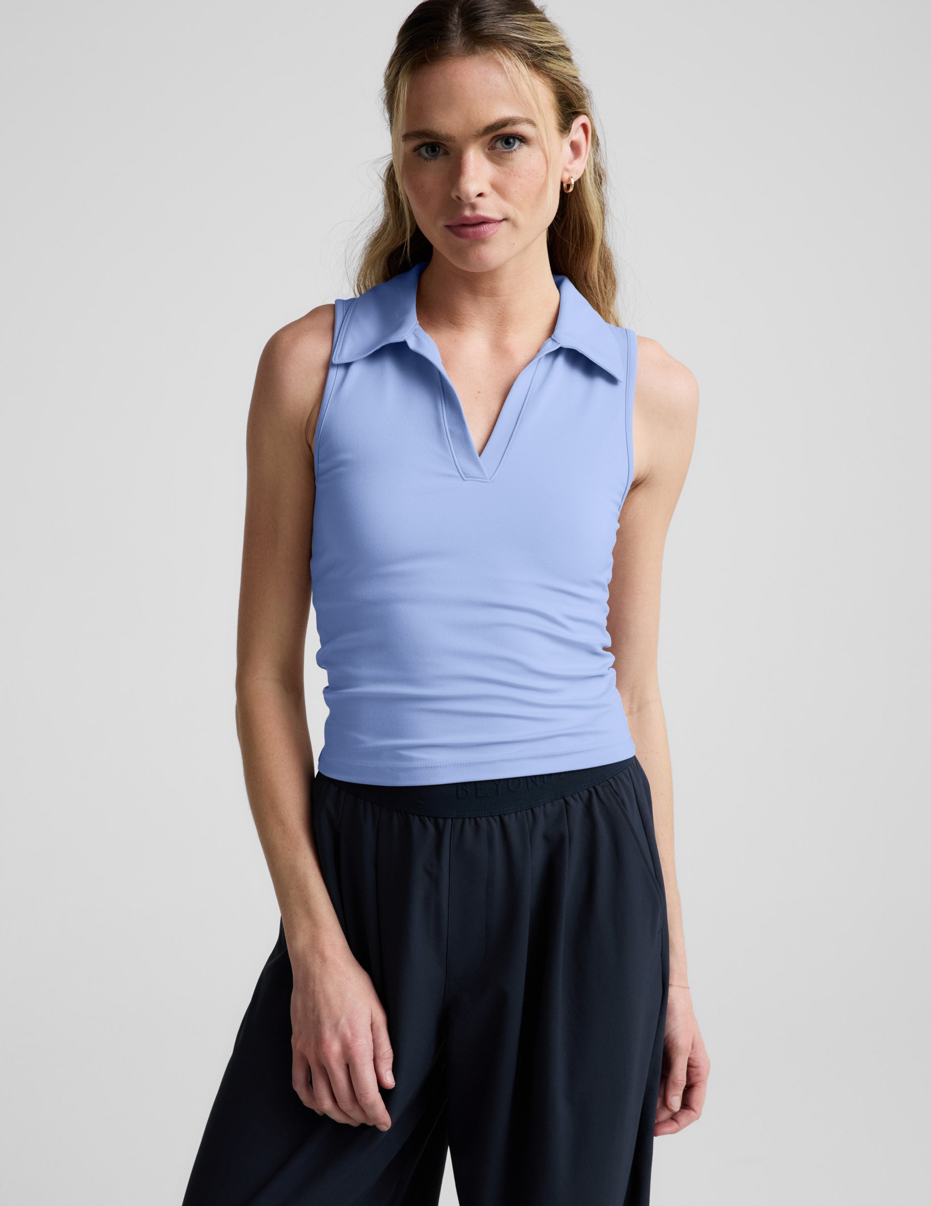 Beyond Yoga Sport Active Polo Tank Women's