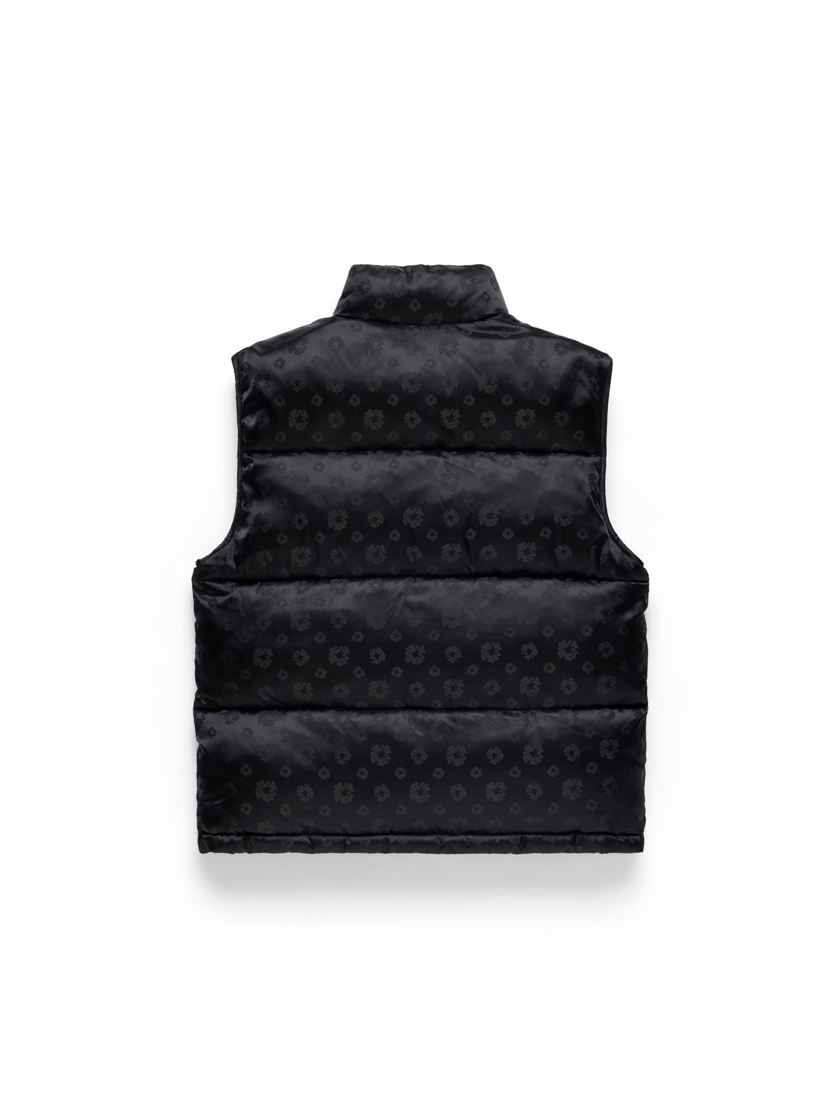 Denim Tears Jacquard Monogram Cotton Wreath Vest Black