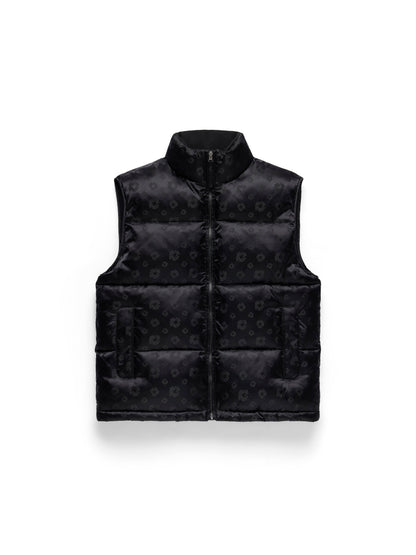 Denim Tears Jacquard Monogram Cotton Wreath Vest Black