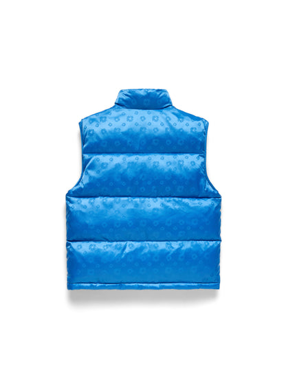 Denim Tears Jacquard Monogram Cotton Wreath Vest Blue