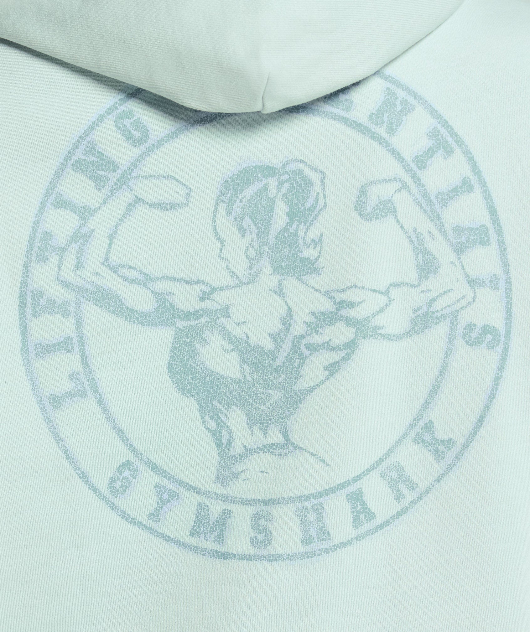 Women's Gymshark Back Gains Graphic Hoodie Morning Blue
