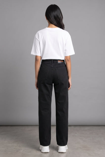 CLASSIC BLACK DENIM WOMEN'S JEANS