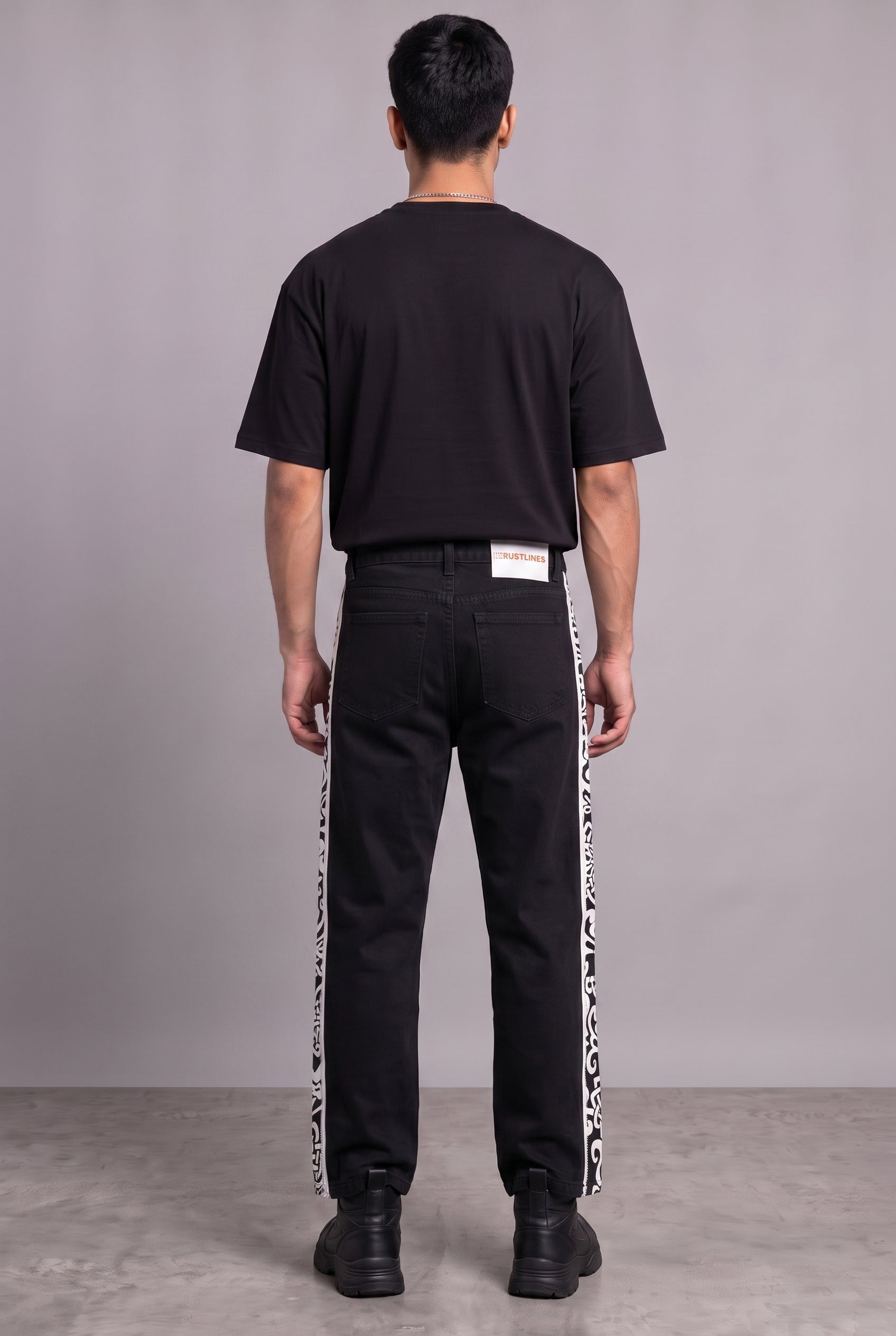 DAY TO NIGHT DENIM BLACK MEN'S PANTS [50/50 LIMITED EDITION]