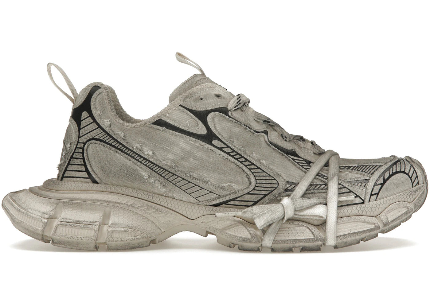 Balenciaga 3Xl Beige Destroyed