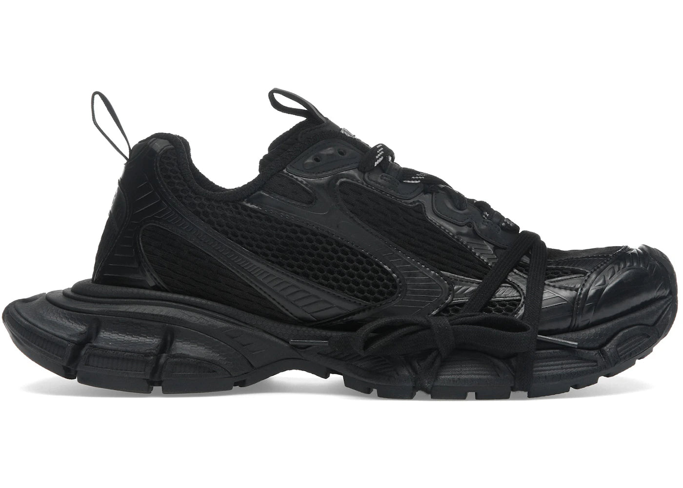 balenciaga 3xl black mesh