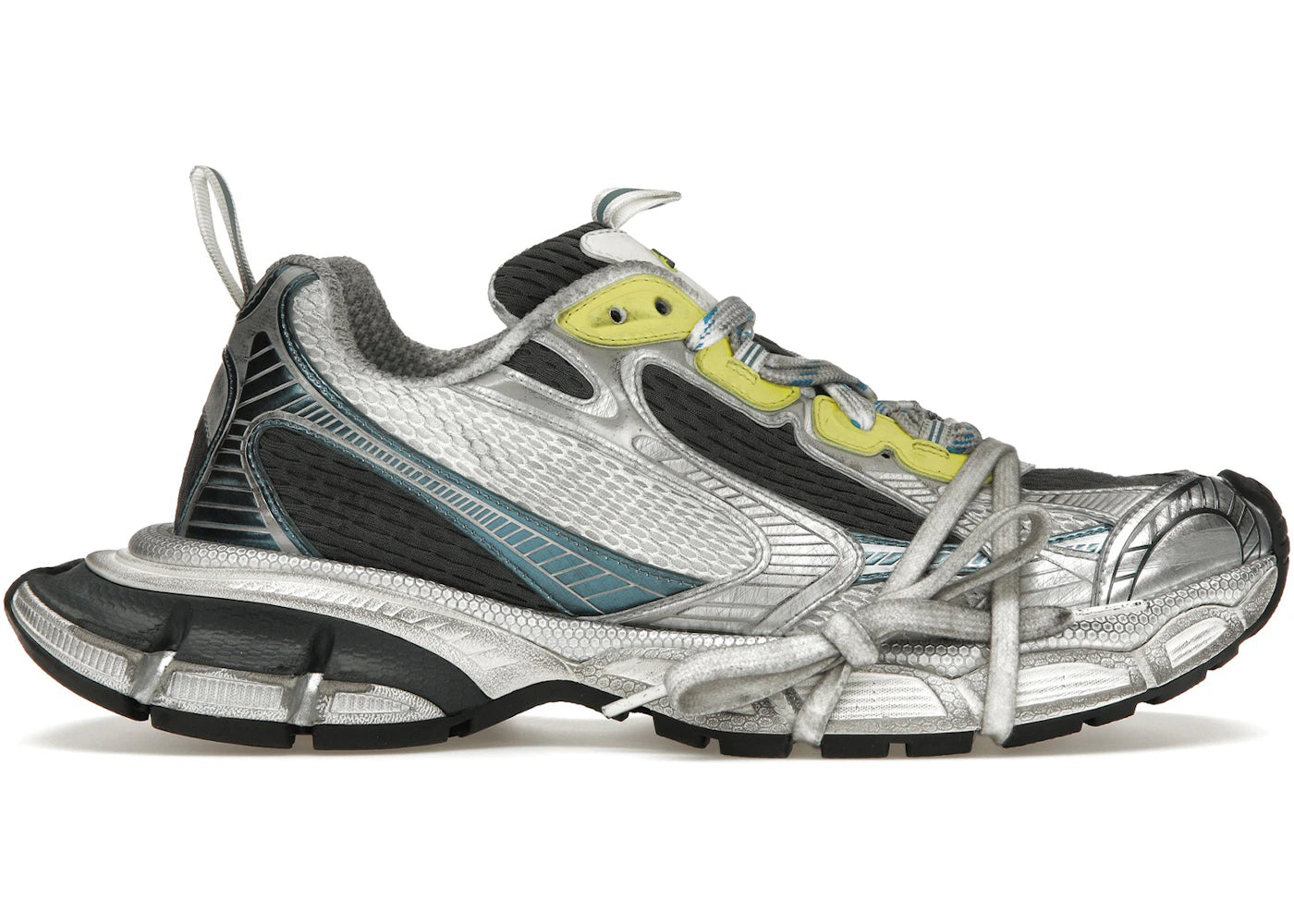 balenciaga 3xl white blue yellow