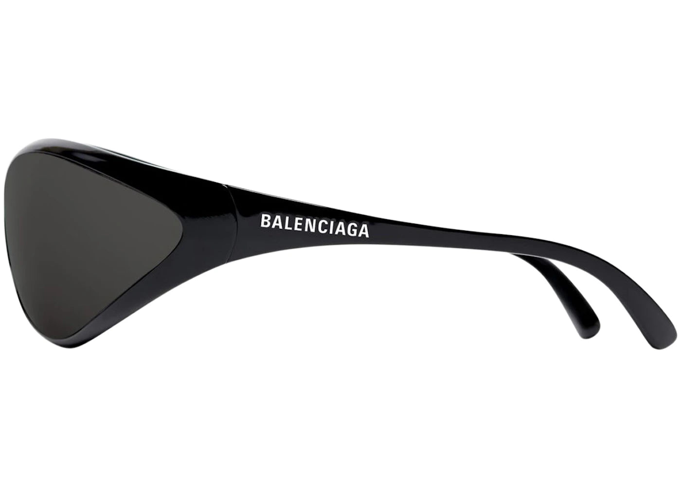 balenciaga 90s oval sunglasses black (745069t00071000)