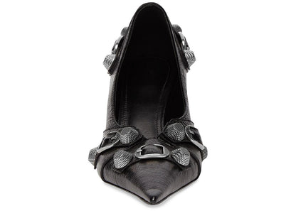 balenciaga cagole 90mm pump black
