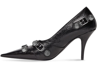 balenciaga cagole 90mm pump black