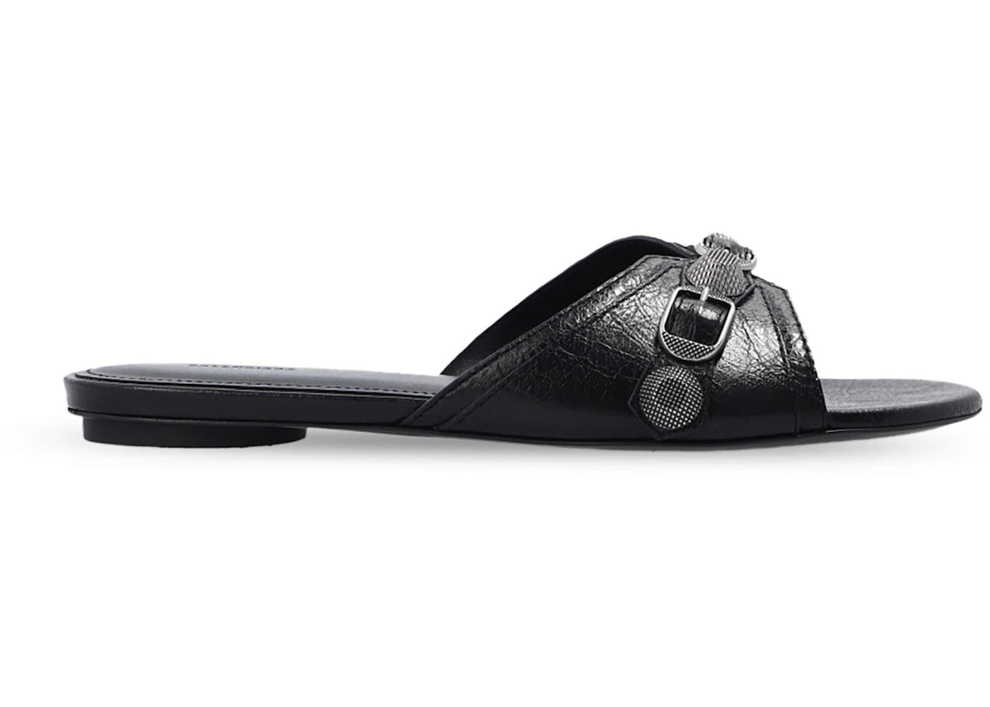 balenciaga cagole sandal black (womens)